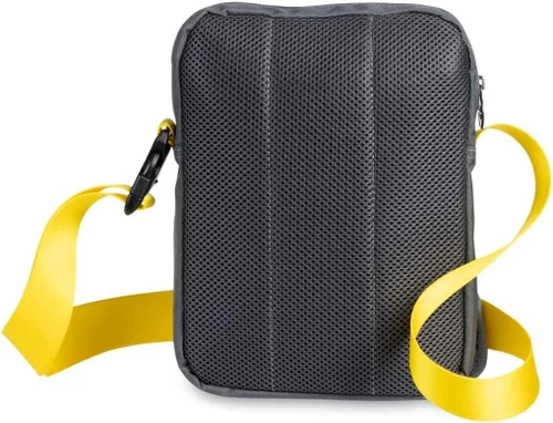 Vista 4 de Pokémon Center Pokémon Everyday Bags Bolso de hombro pequeño gris y amarillo, Multi colorido