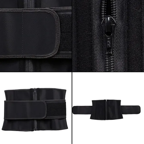 Vista 5 de Atbuty Entrenador de cintura con velcro ajustable para mujer, moldeador de cintura Faja Faja Faja