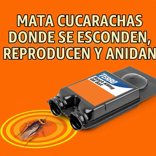 Vista 3 de TERRO Estaciones de cebo de gel para matar cucarachas, paquete de 12, cebo