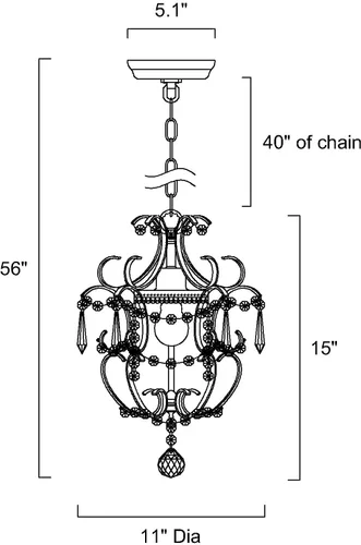 Vista 4 de Edvivi Amorette - Mini candelabro de cristal, 1 lámpara moderna y elegante de techo de bronce antiguo, iluminación colgante ajustable para armario