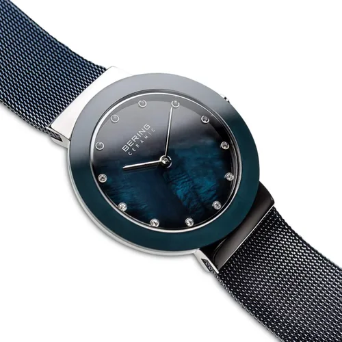Vista 4 de BERING Women Analog Quartz Ceramic Collection Watch with Stainless Steel Strap & Sapphire Crystal 11435-XXX_1