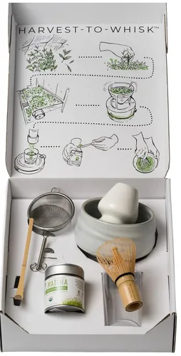 Vista 3 de Matcha Kari Juego completo de batidor Matcha - Cuenco, tamiz y cuchara Negro