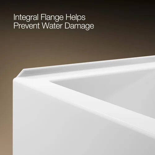 Vista 10 de Kohler Baño de alcoba de 60" x 32" con delantal integral, brida integral y drenaje a la derecha
