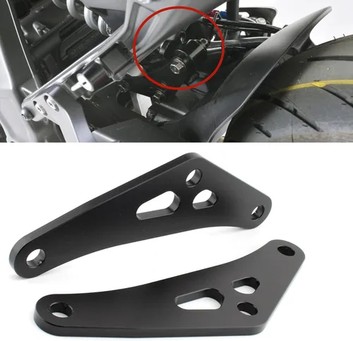 Vista 6 de Enlaces de bajada de caída de suspensión trasera para YAMAHA MT-09 FZ-09 2021-2022 Negro