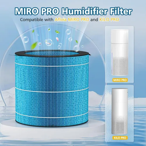 Vista 2 de MIRO PRO - Humidificador lavable con filtro absorbente para Afloia MIRO PRO Azul