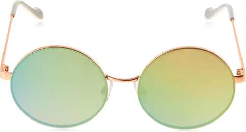 Vista 5 de Jessica Simpson Women's J6222 Vintage Metal Round Sunglasses