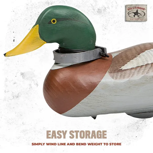 Vista 3 de Rig'Em Right Waterfowl - Correa flexible para anclar señuelos al suelo