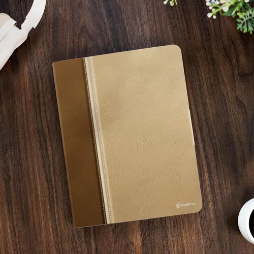 Vista 3 de KingBlanc Funda para iPad Pro de 11 pulgadas de 4ª/3ª/2ª/2ª/1ª generación (2022/2021/2020/2018) con soporte para lápices, cuero sintético, función