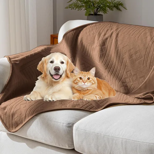 Vista 31 de Funda impermeable para silla reclinable, lavable de terciopelo de doble cara y patrón reversible, para sofá, cama, automóvil y sofá, protección