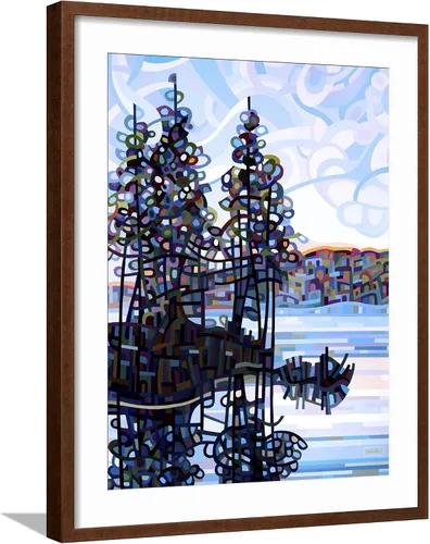 Vista 15 de AllPosters Mandy Budan - Impresión giclée de pared con marco negro de Haliburton Morning on Black Frame de 12 x 16 pulgadas
