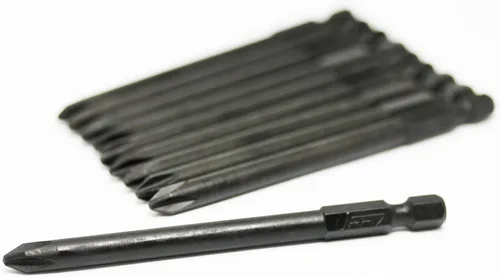 Vista 36 de UFFY - Insertar 1" pulgadas Phillips PH # 1 Power Impact Bit 10 pack 1/4 Hex