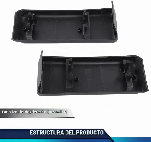 Vista 9 de PIT66 Almohadillas de protección para parachoques delantero y soporte de marco para matrícula compatible con Ford F150 2009-2014 9L3Z17E810B