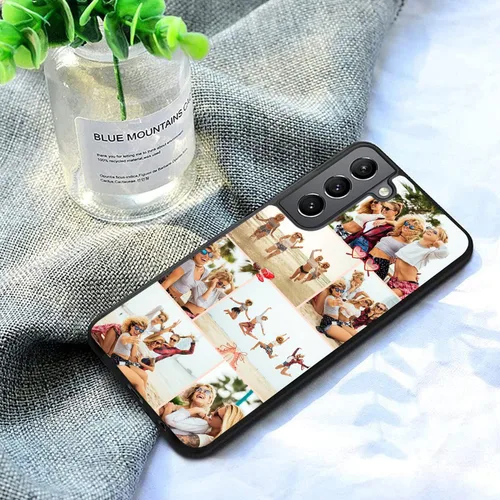 Vista 5 de Funda personalizada para Samsung Galaxy S22 S21 S20 Ultra Plus S21 FE S20 FE S10 Plus S9 S8 S7 Edge Note 20 Ultra Note 10 Plus Note 9 Note 8