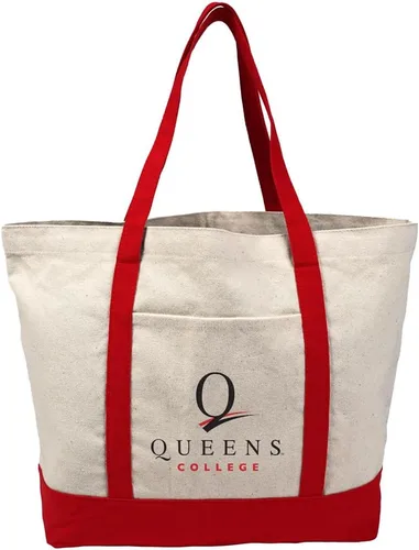 Vista 353 de Campus Lab Bolsa de lona con logotipo primario colegiado con bolsillo externo, bolsa de hombro reutilizable para ir de compras, playa Águilas A&m
