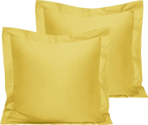Vista 27 de NTBAY Fundas de almohada estándar de algodón – Fundas de almohada de algodón egipcio de 500 hilos, paquete de 2 fundas de almohada Oxford súper
