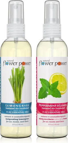 Vista 27 de Natural Flower Power Ambientador en aerosol – Eliminador de olores con aceites esenciales – Hogar, automóvil y tela – Libre de crueldad animal