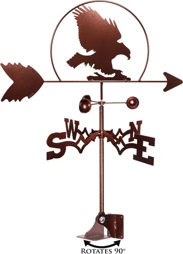 Vista 2 de SWEN Products Veleta Eagle Bald Hawk Bird (montaje ajustable incluido)