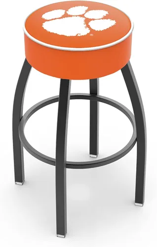 Vista 6 de The Holland Bar Stool Company L8B1-4 Georgia Tech - Taburete giratorio con base antiarrugas, color negro