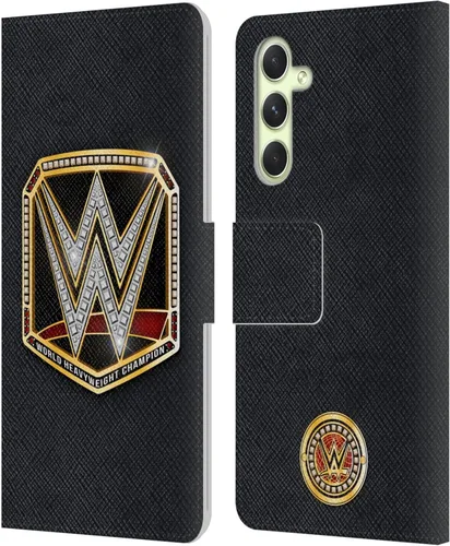 Vista 53 de Head Case Designs Officially Licensed WWE Cruiserweight Champion Title Belts Leather Wallet Case Compatible with Samsung Galaxy A07 4G Campeón