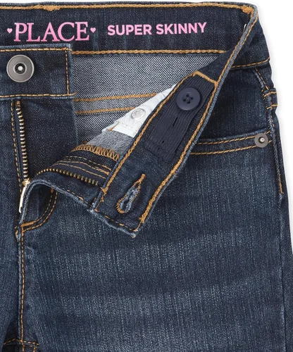 Vista 2 de The Children's Place Girls Super Skinny Jeans