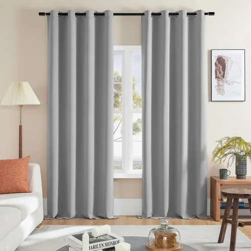Vista 10 de Rutterllow - Cortinas opacas con ojales, 2 paneles