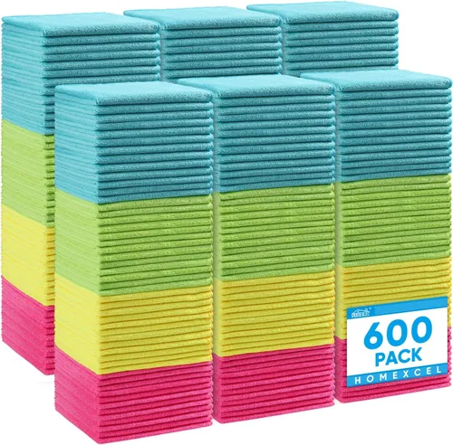Vista 35 de HOMEXCEL Paño de limpieza de microfibra, toallas de microfibra de alta calidad para automóviles, sin pelusas, sin arañazos, altamente absorbente