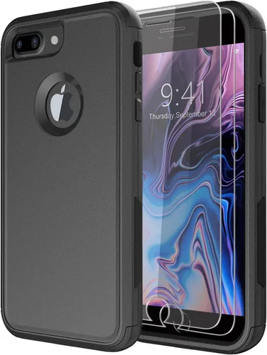 Vista 8 de Diverbox Funda [A prueba de golpes] [A prueba de caídas] [A prueba de polvo], Cubierta de protección resistente para teléfono para Apple iPhone 8