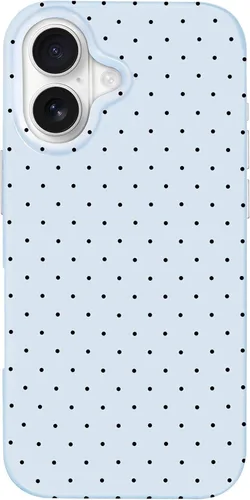 Vista 120 de Hython Funda para iPhone Air, diseño estético de lunares lindos, funda simple de 6.5 pulgadas, delgada, antiarañazos, parachoques de TPU suave, a