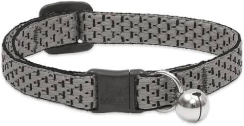 Vista 9 de LupinePet Collar de seguridad Eco de 1/2" Berry Cat con campana, 8-12