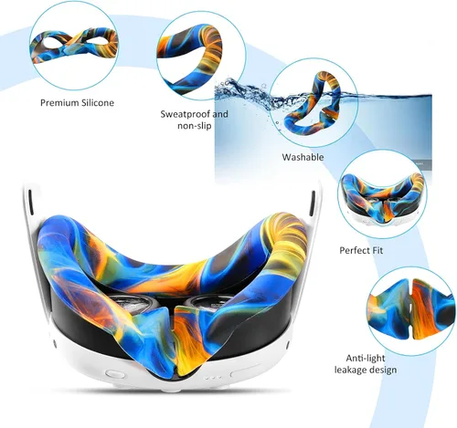 Vista 6 de Compatible with Oculus Quest 2 Accessories+Compatible with Oculus Quest 3 Accessories
