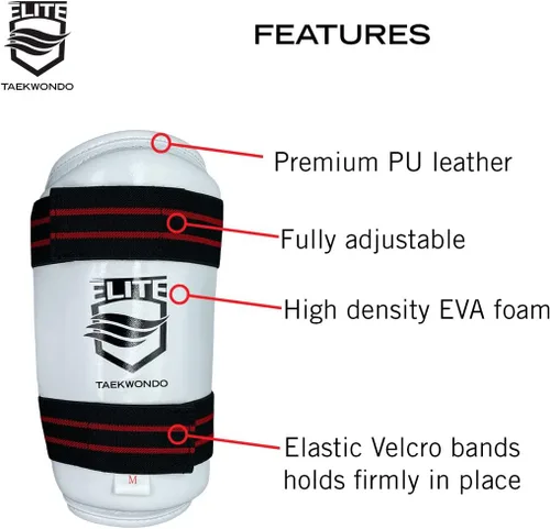 Vista 3 de ELITE - Protector de antebrazo de Taekwondo para niños y adultos (protector TKD)