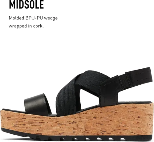 Vista 3 de Sorel Sandalias Cameron Flatform Slingback para mujer