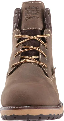 Vista 2 de Timberland PRO Hightower - Zapatos industriales y de construcción impermeables con punta de aleación de 6 pulgadas para mujer