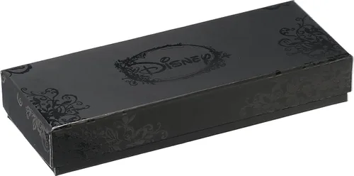 Vista 3 de Disney Reloj de cuarzo analógico redondo con purpurina para adultos Negro