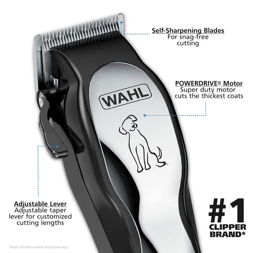 Vista 3 de Wahl - juego de peluquería canina Pet-Pro para pequeños/grandes perros, pelaje grueso, pelaje denso, gatos, caballos. Bajo nivel