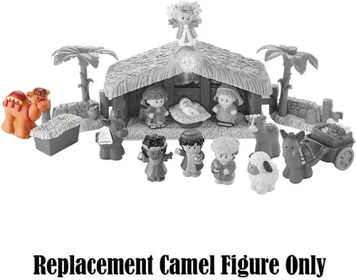 Vista 5 de Pieza de repuesto para juego de pesebre Fisher-Price Little People - J2404 ~ Figura de repuesto de camello ~ Funciona muy bien para zoológico, circo