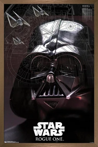 Vista 14 de Trends International Star Wars: Rogue One - Póster de pared de Lord Sith, 14.725 x 22.375 pulgadas, versión enmarcada de madera de granero