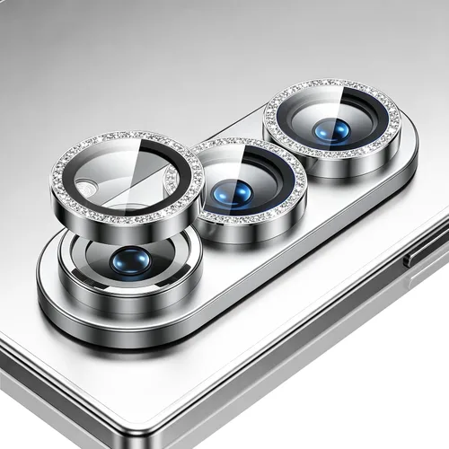 Vista 32 de Para Galaxy S24 Ultra Protector de lente de cámara Anillo de aleación de aluminio individual 9H Vidrio templado Accesorios decorativos Cubierta