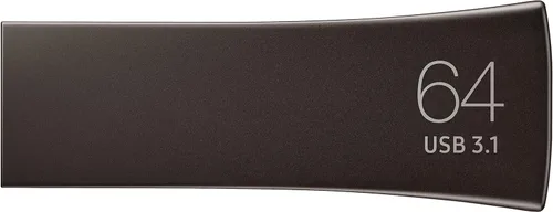 Vista 3 de SAMSUNG BAR Plus 64 GB - 300 MB/s USB 3.1 Flash Drive Titan Gray (MUF-64BE4/AM)