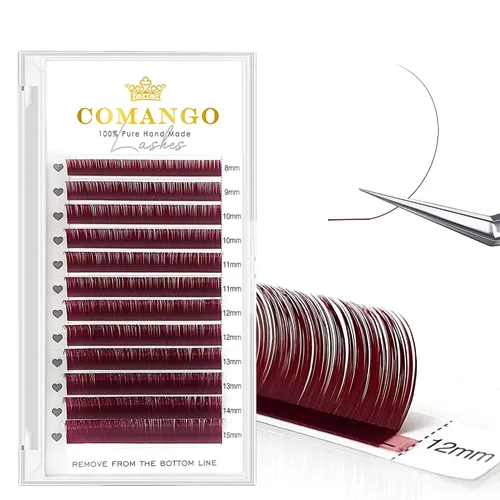 Vista 39 de CoMango Easy Fan - Extensiones de pestañas rizadas C/D de 0.05/0.003 in, pestañas de volumen que florecen automáticamente, color negro mate 2D-20D