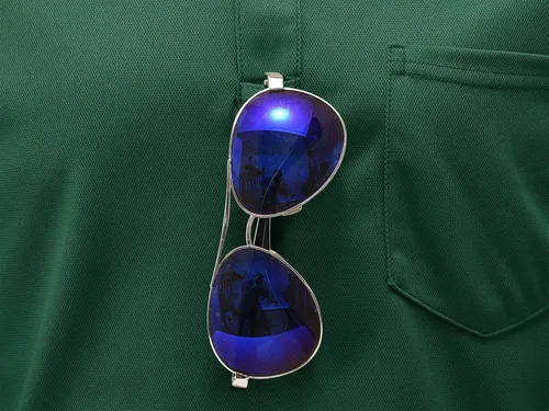 Vista 3 de YSENTO Polo para hombre, de manga corta, con cuello y bolsillo