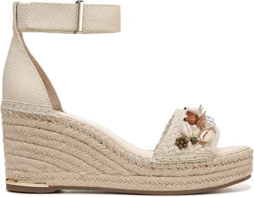 Vista 6 de Franco Sarto Sandalias de cuña Clemens Raffia para mujer Raffia Beige