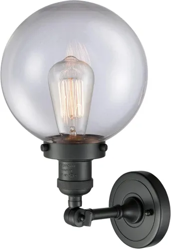 Vista 2 de Innovations INNO203-BK-G202-8-LED Lámpara de pared LED de restauración, color negro