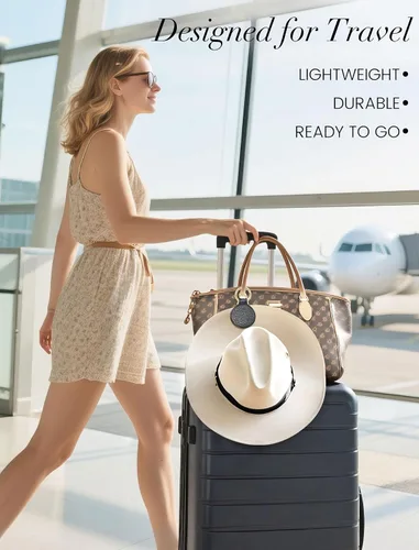 Vista 5 de Niveaya Clip magnético para sombrero para viajar en la bolsa, gancho de almacenamiento magnético, accesorio esencial de viaje de vacaciones