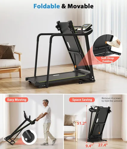 Vista 13 de CIIHI Walking Treadmill for Seniors - Foldable Treadmill for Home