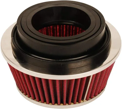 Vista 2 de HUAWELL 8161 - Filtro de aire universal para abrazaderas (2 unidades, tamaño pequeño, redondo, para tubos de 3.0 in, 3.5 in y 4.0 in)