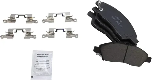Vista 4 de TRQ Kit de pastillas de freno delantero y rotor, kit químico de freno, pastillas de freno de cerámica compatible con Nissan Versa 2012-2018 Versa