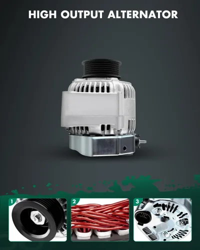 Vista 4 de SCITOO Alternador compatible con Honda para Accord 1994-1997, para Odyssey 1995-1997, Prelude 1993-1996 y para Acura CL 1997 y para Isuzu Oasis