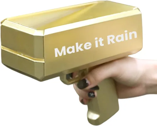 Vista 9 de Pistola de Dinero Automática de Juguete Pistola Disparadora de Dinero Make It Rain para Fiestas, Eventos de Club, Navidad, Halloween, Fiestas
