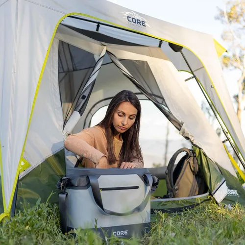 Vista 2 de CORE Insulated Leak Proof Soft Coolers for Camping, Outdoor, Lunch, Travel, Picnic, Beach Accessories / 12 Can / 20 Can / 30 Can / 36 Can Small &